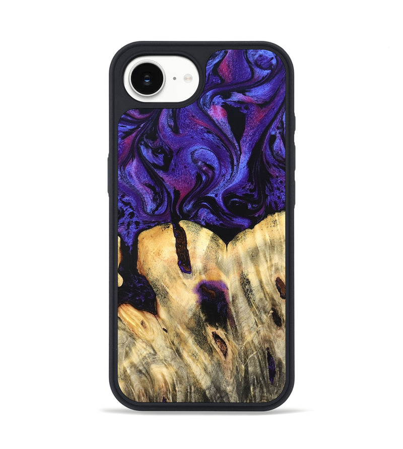 iPhone 17e Wood Phone Case - Eliel (Purple, 820212)