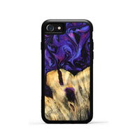 iPhone SE Wood Phone Case - Eliel (Purple, 820212)