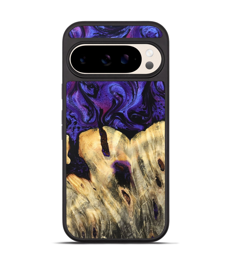 Pixel 10 Pro Wood Phone Case - Eliel (Purple, 820212)