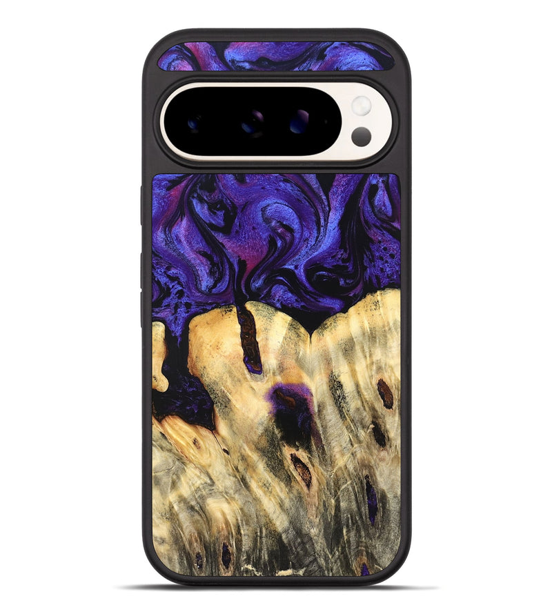 Pixel 10 Pro XL Wood Phone Case - Eliel (Purple, 820212)