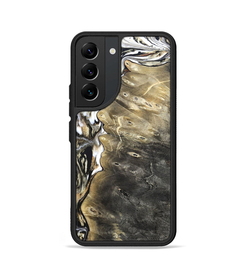 Galaxy S22 Wood Phone Case - Marcie (Black & White, 820213)