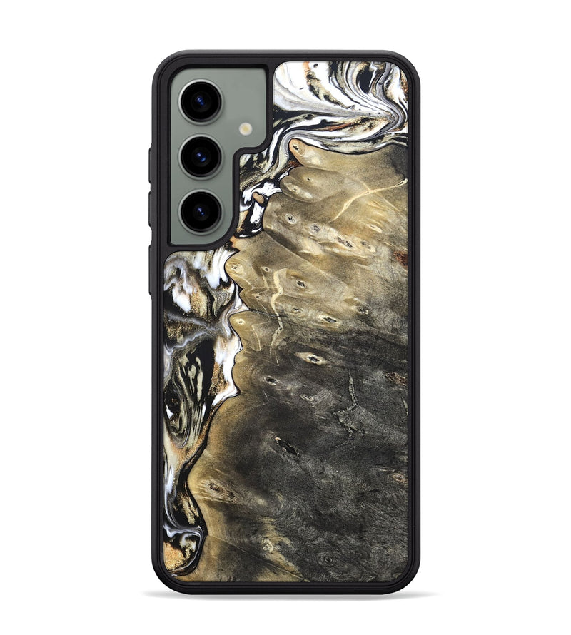 Galaxy S24 Plus Wood Phone Case - Marcie (Black & White, 820213)