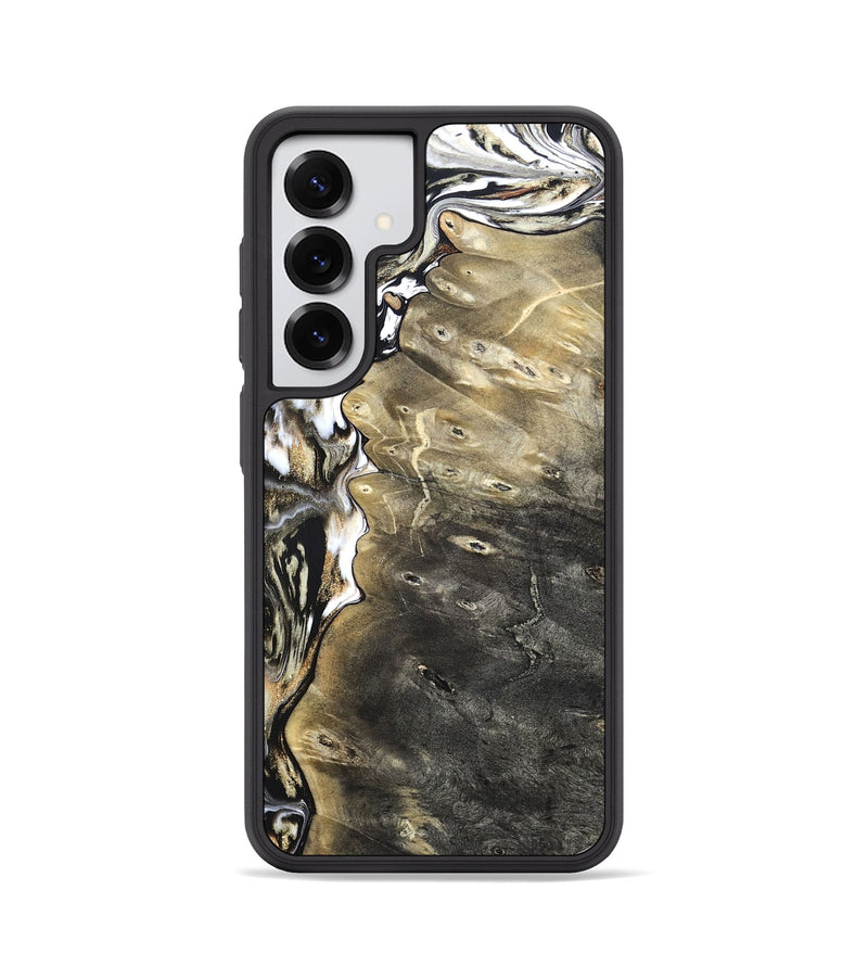 Galaxy S25 Wood Phone Case - Marcie (Black & White, 820213)
