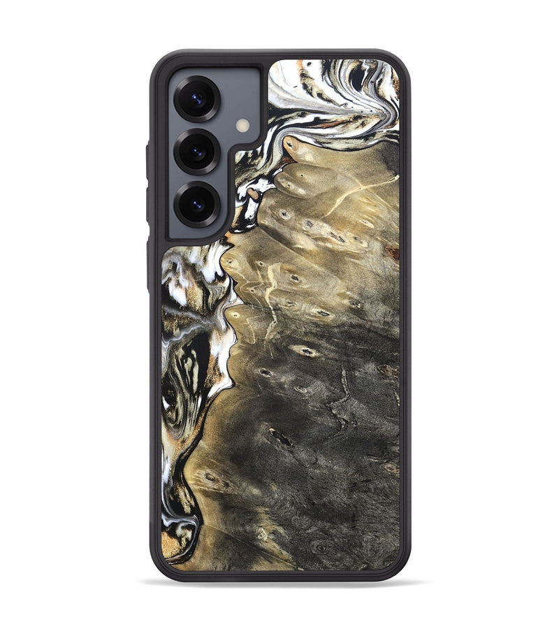 Galaxy S25 Plus Wood Phone Case - Marcie (Black & White, 820213)