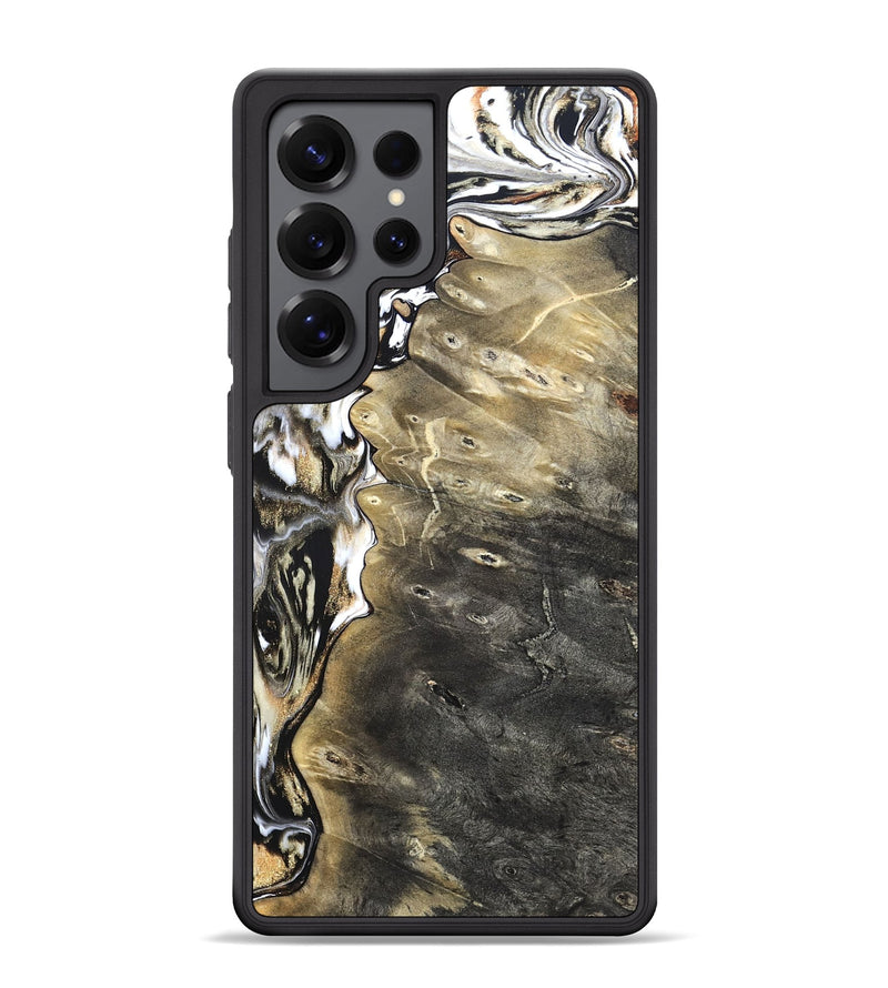 Galaxy S25 Ultra Wood Phone Case - Marcie (Black & White, 820213)