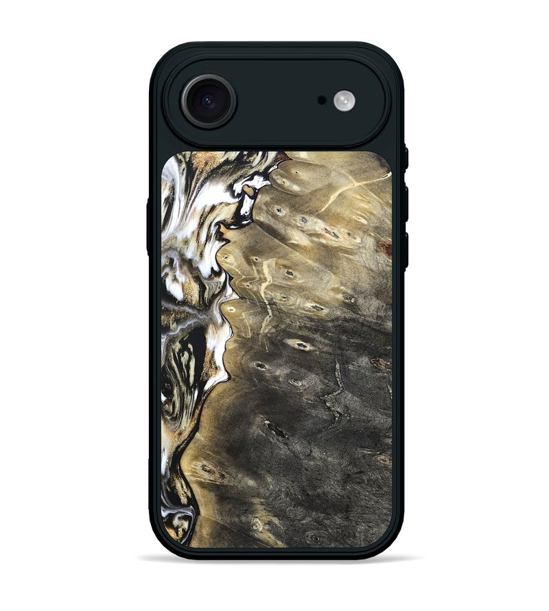 iPhone 17 Air Wood Phone Case - Marcie (Black & White, 820213)