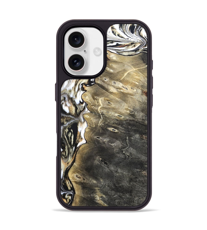 iPhone 17 Wood Phone Case - Marcie (Black & White, 820213)