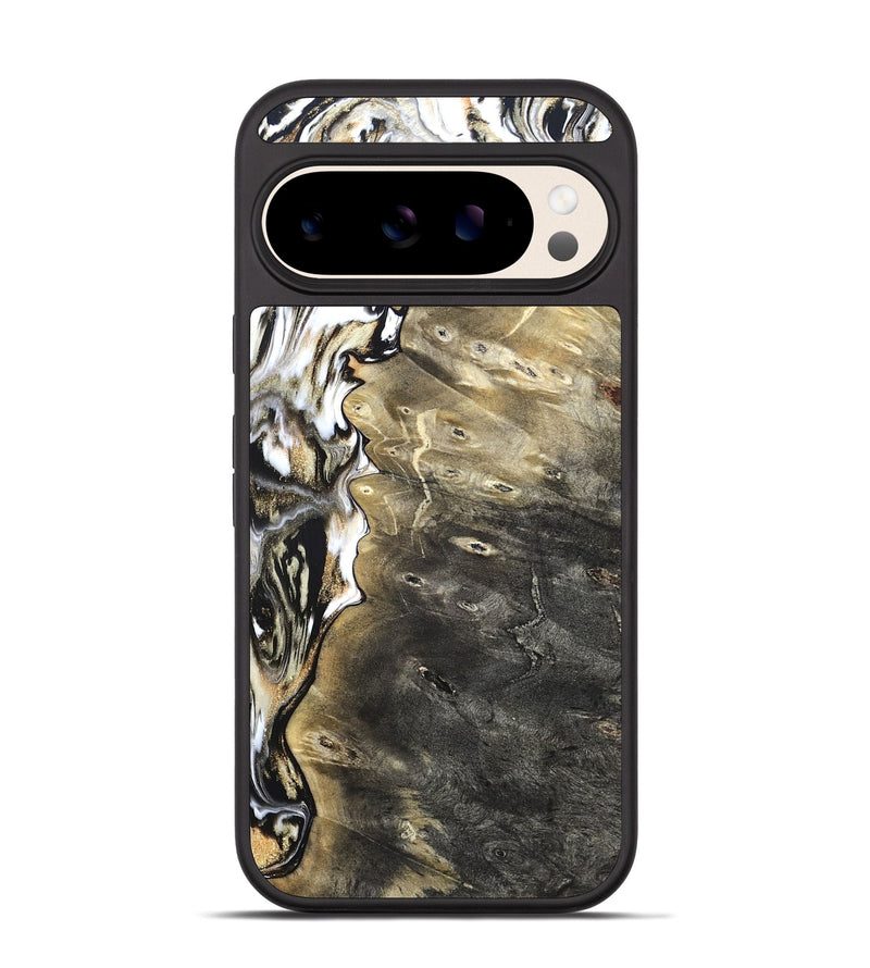 Pixel 10 Pro Wood Phone Case - Marcie (Black & White, 820213)