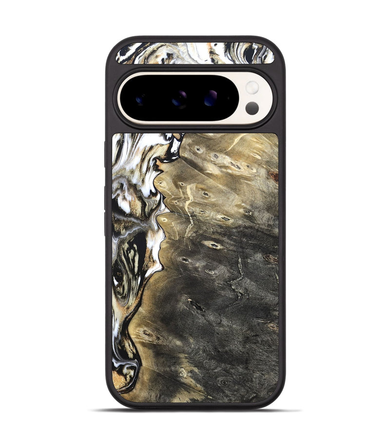 Pixel 9 Wood Phone Case - Marcie (Black & White, 820213)