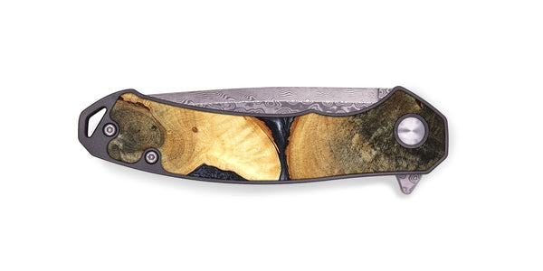 EDC Wood Pocket Knife - Londyn (Black & White, 820214)