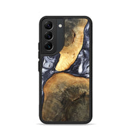 Galaxy S22 Wood Phone Case - Londyn (Black & White, 820214)
