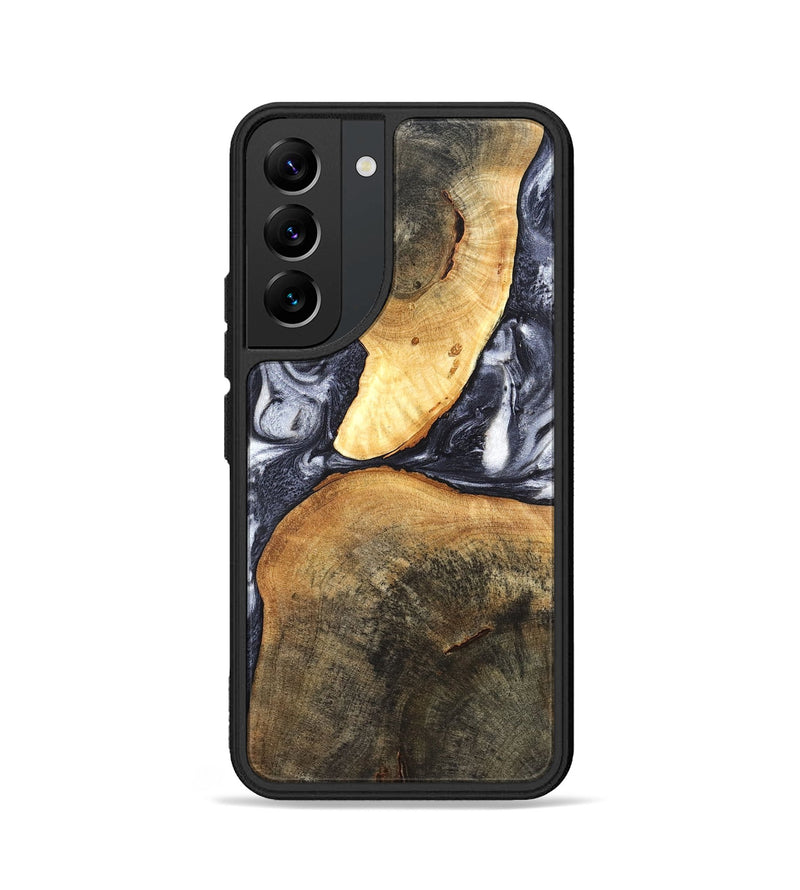 Galaxy S22 Wood Phone Case - Londyn (Black & White, 820214)