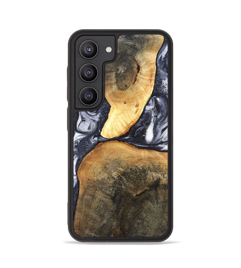 Galaxy S23 Wood Phone Case - Londyn (Black & White, 820214)