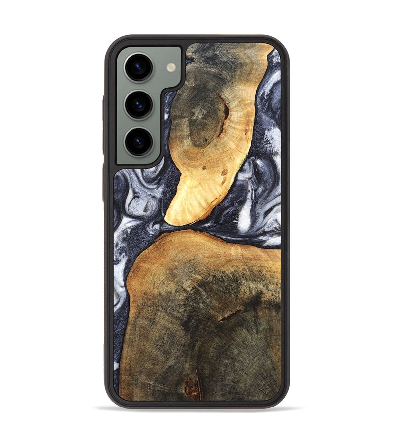 Galaxy S23 Plus Wood Phone Case - Londyn (Black & White, 820214)