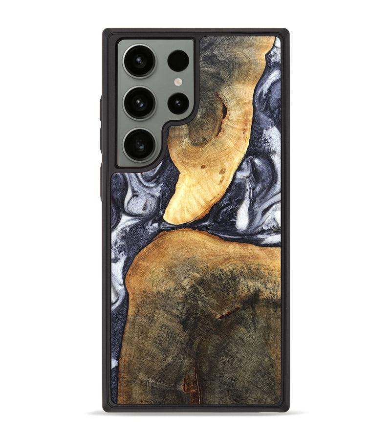 Galaxy S23 Ultra Wood Phone Case - Londyn (Black & White, 820214)