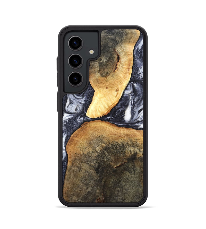 Galaxy S24 Wood Phone Case - Londyn (Black & White, 820214)