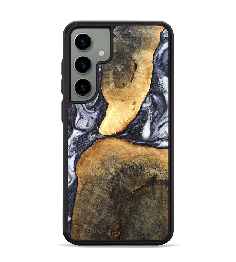 Galaxy S24 Plus Wood Phone Case - Londyn (Black & White, 820214)