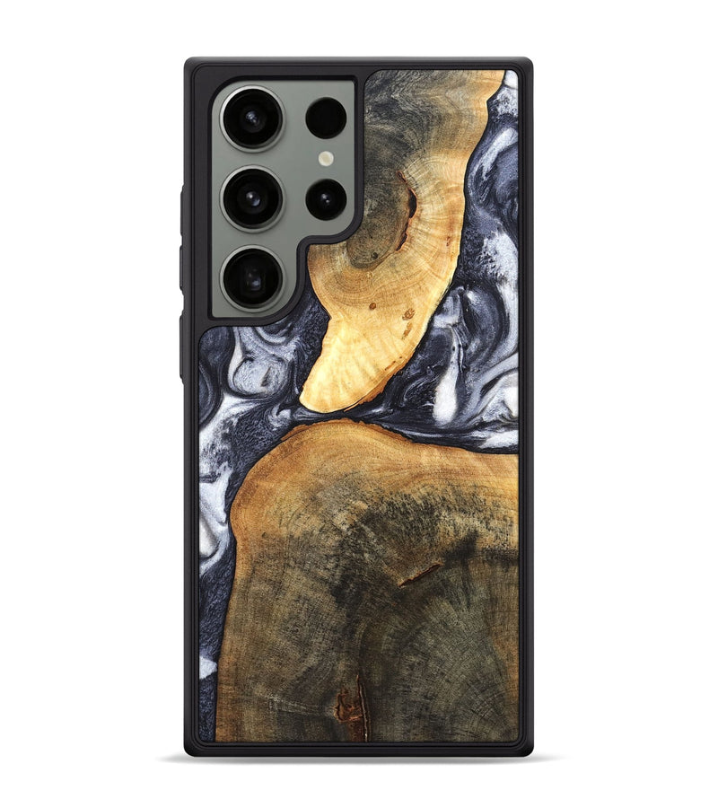 Galaxy S24 Ultra Wood Phone Case - Londyn (Black & White, 820214)