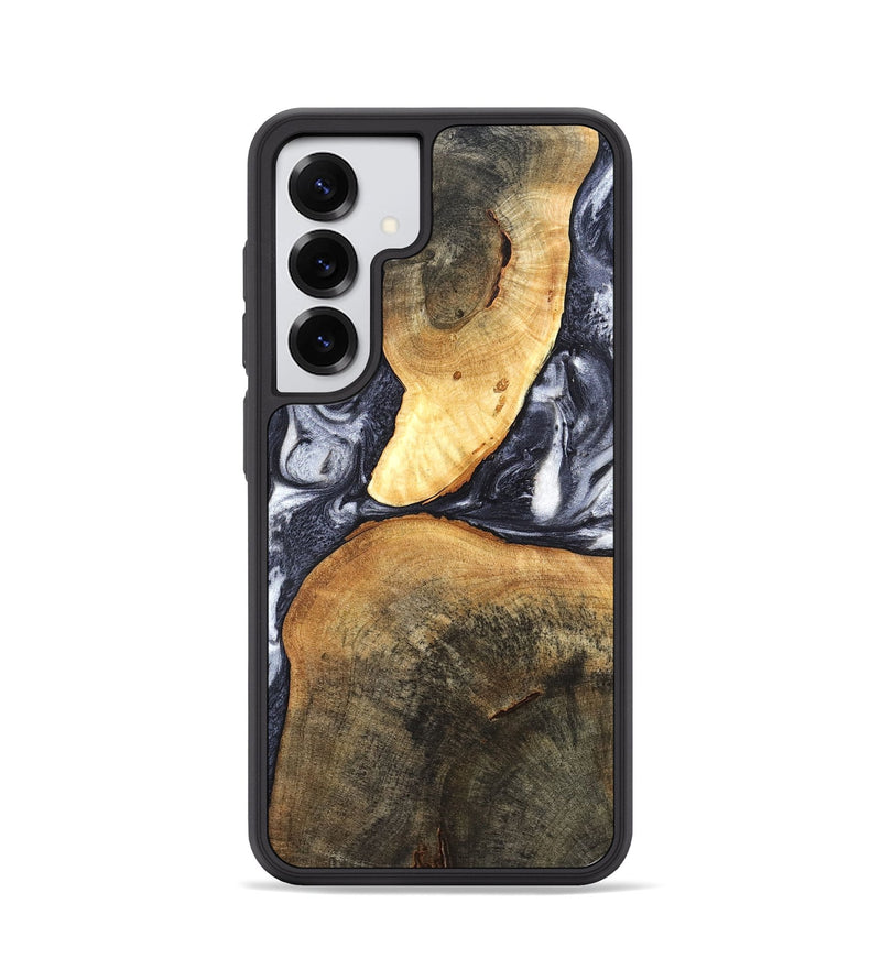 Galaxy S25 Wood Phone Case - Londyn (Black & White, 820214)