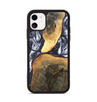 iPhone 11 Wood Phone Case - Londyn (Black & White, 820214)