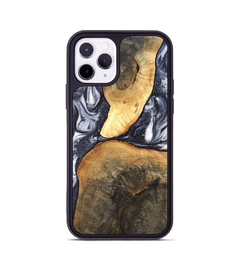 iPhone 11 Pro Wood Phone Case - Londyn (Black & White, 820214)