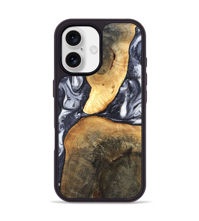iPhone 17 Wood Phone Case - Londyn (Black & White, 820214)