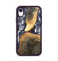 iPhone Xr Wood Phone Case - Londyn (Black & White, 820214)