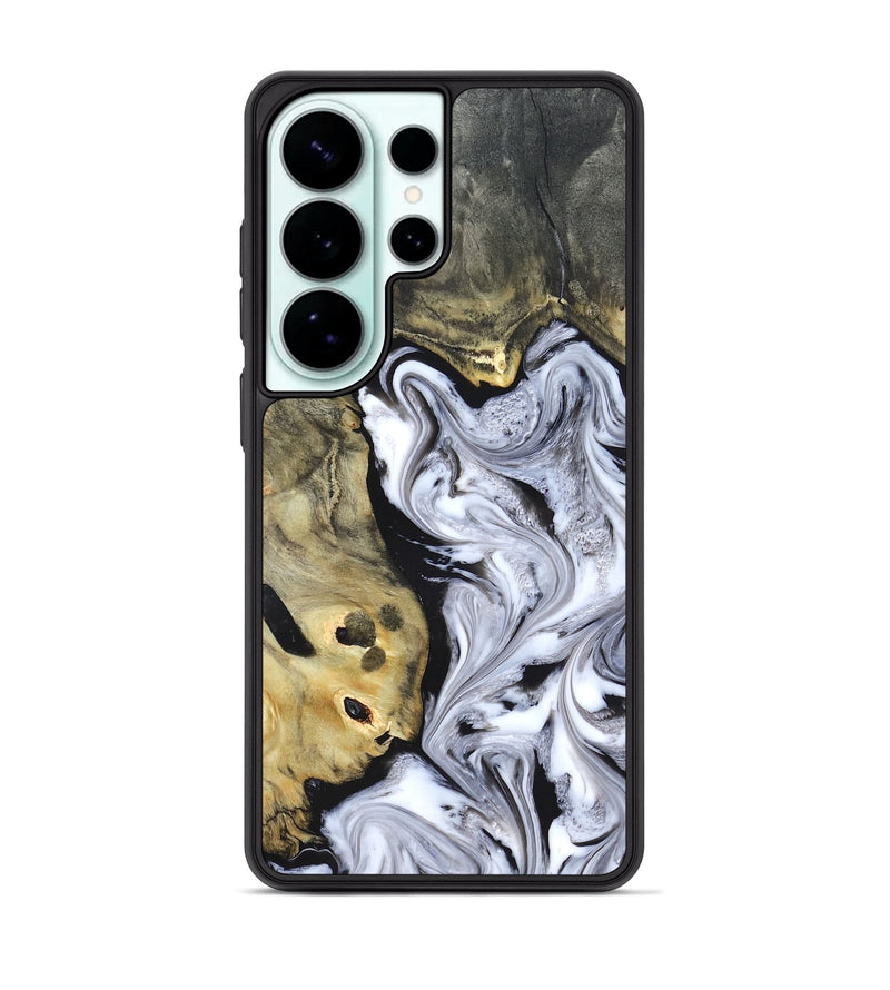 Galaxy S26 Ultra Wood Phone Case - Shirley (Black & White, 820215)
