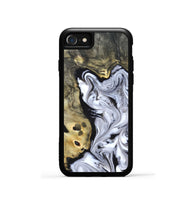 iPhone SE Wood Phone Case - Shirley (Black & White, 820215)