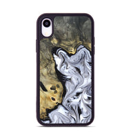 iPhone Xr Wood Phone Case - Shirley (Black & White, 820215)