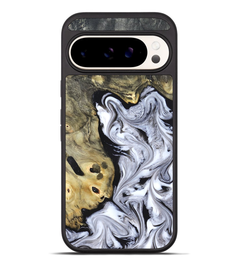 Pixel 10 Pro XL Wood Phone Case - Shirley (Black & White, 820215)