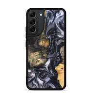 Galaxy S22 Plus Wood Phone Case - Solomon (Black & White, 820216)