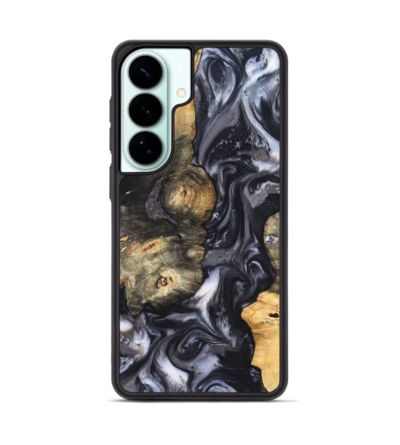 Galaxy S26 Plus Wood Phone Case - Solomon (Black & White, 820216)