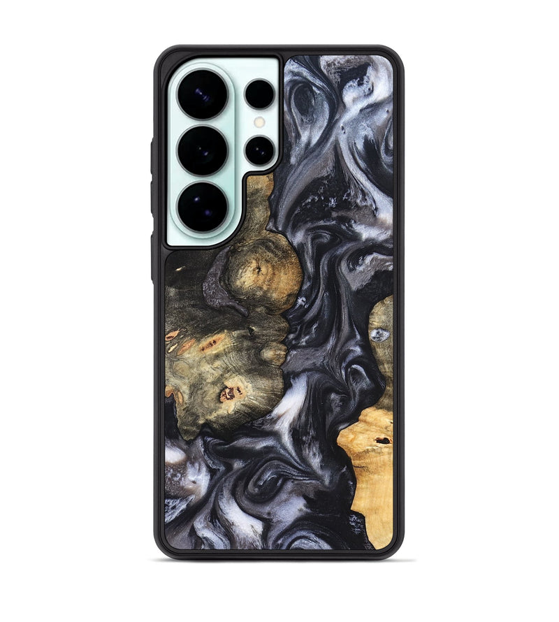 Galaxy S26 Ultra Wood Phone Case - Solomon (Black & White, 820216)