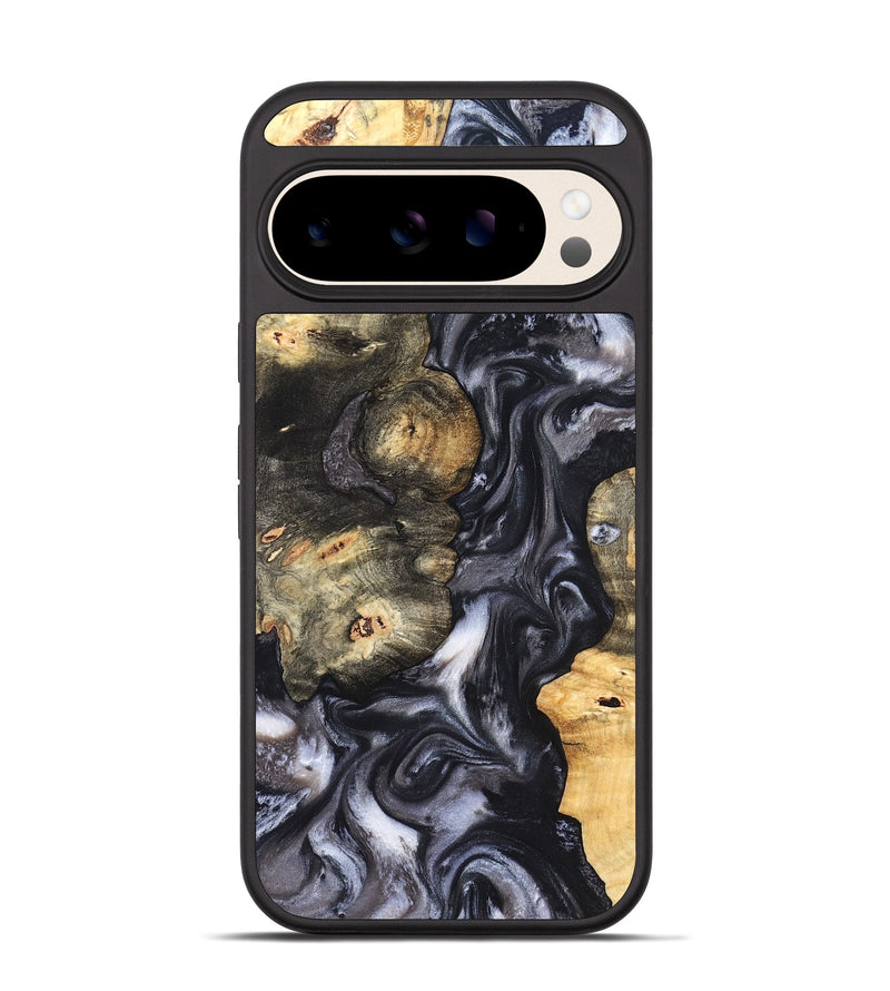 Pixel 10 Wood Phone Case - Solomon (Black & White, 820216)