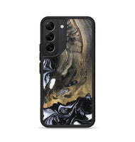 Galaxy S22 Wood Phone Case - Wynter (Black & White, 820217)