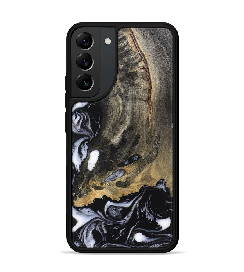 Galaxy S22 Plus Wood Phone Case - Wynter (Black & White, 820217)