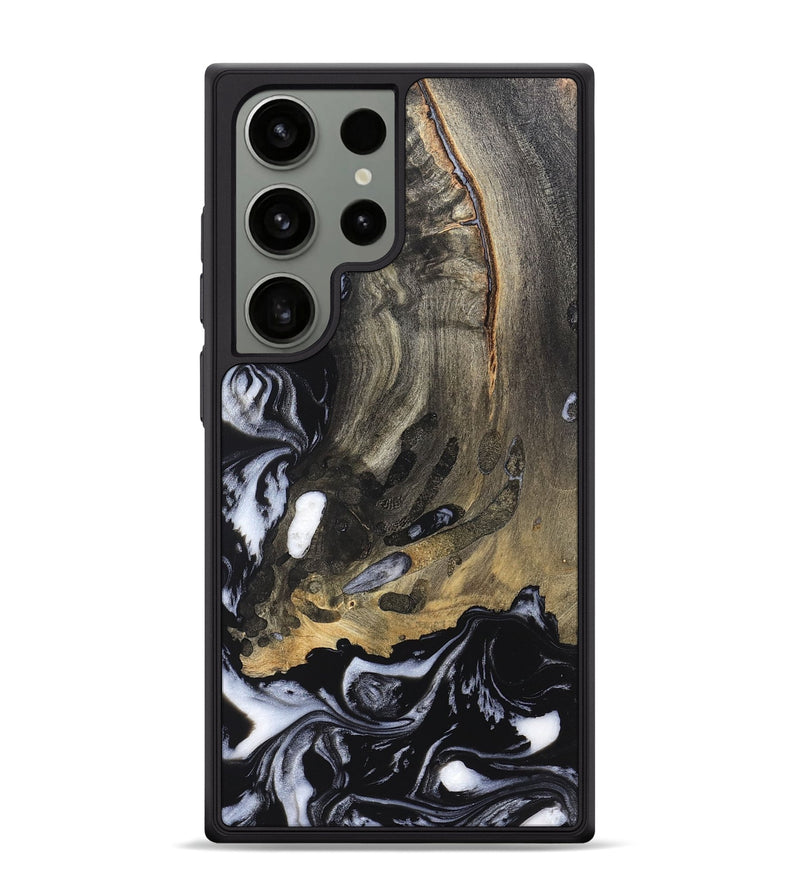 Galaxy S24 Ultra Wood Phone Case - Wynter (Black & White, 820217)