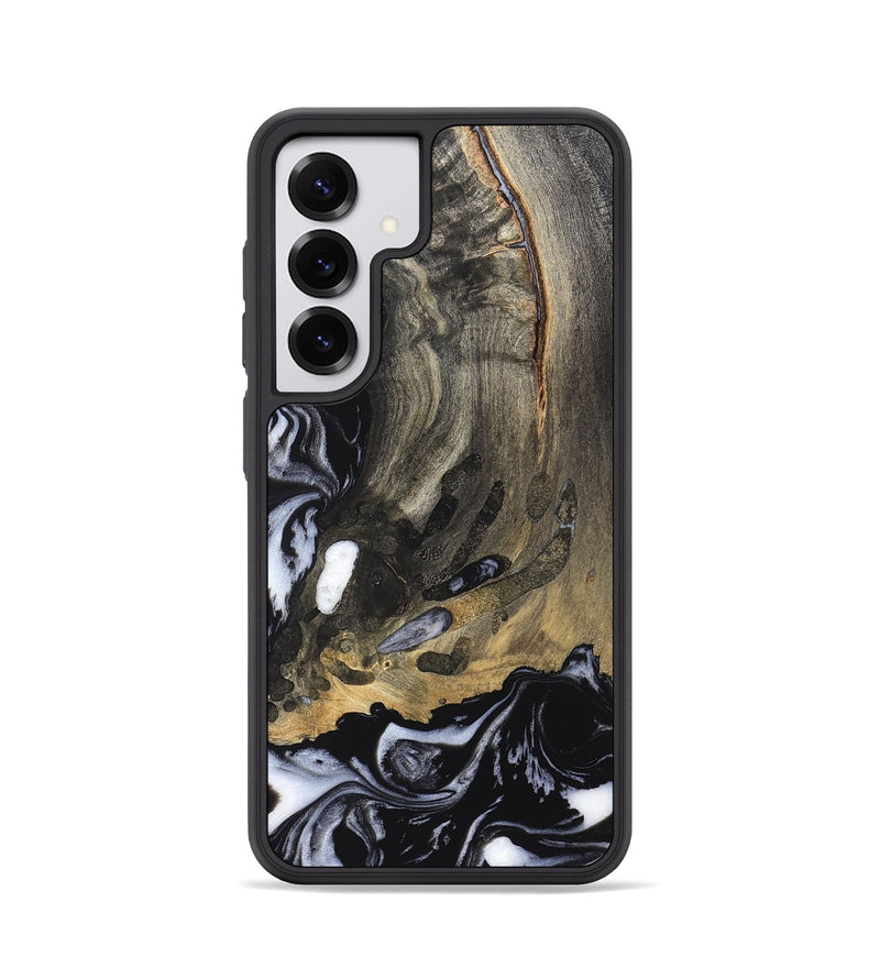 Galaxy S25 Wood Phone Case - Wynter (Black & White, 820217)