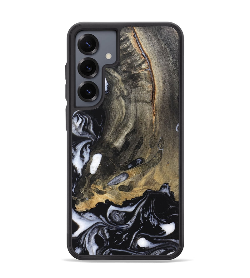 Galaxy S25 Plus Wood Phone Case - Wynter (Black & White, 820217)