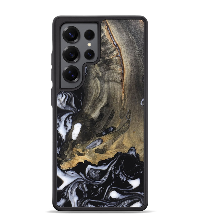 Galaxy S25 Ultra Wood Phone Case - Wynter (Black & White, 820217)