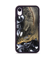 iPhone Xr Wood Phone Case - Wynter (Black & White, 820217)
