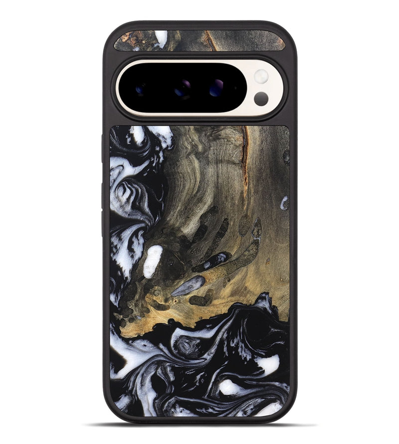 Pixel 10 Pro XL Wood Phone Case - Wynter (Black & White, 820217)