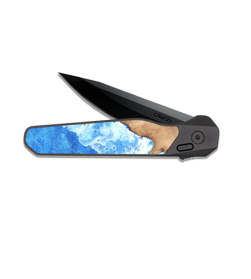 EDC Dark Slate Wood Pocket Knife - Aryana (Coastal, 820218)