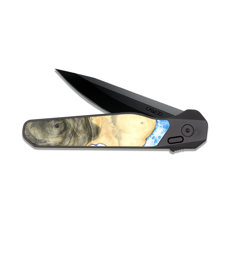 EDC Dark Slate Wood Pocket Knife - Marcelo (Coastal, 820221)