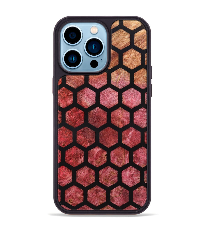 iPhone 14 Pro Max Wood Phone Case - Bess (Pattern, 820224)