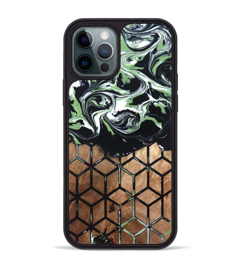 iPhone 12 Pro Max Wood Phone Case - Debi (Pattern, 820225)