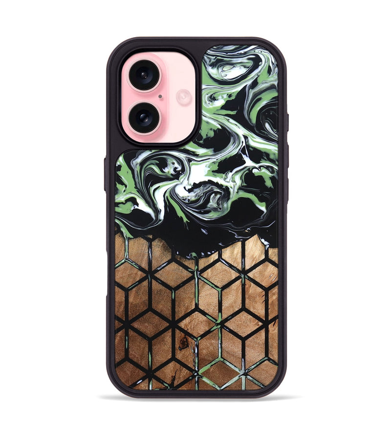 iPhone 16 Wood Phone Case - Debi (Pattern, 820225)