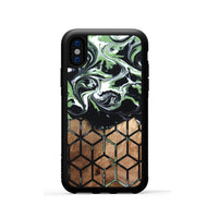 iPhone Xs Wood Phone Case - Debi (Pattern, 820225)