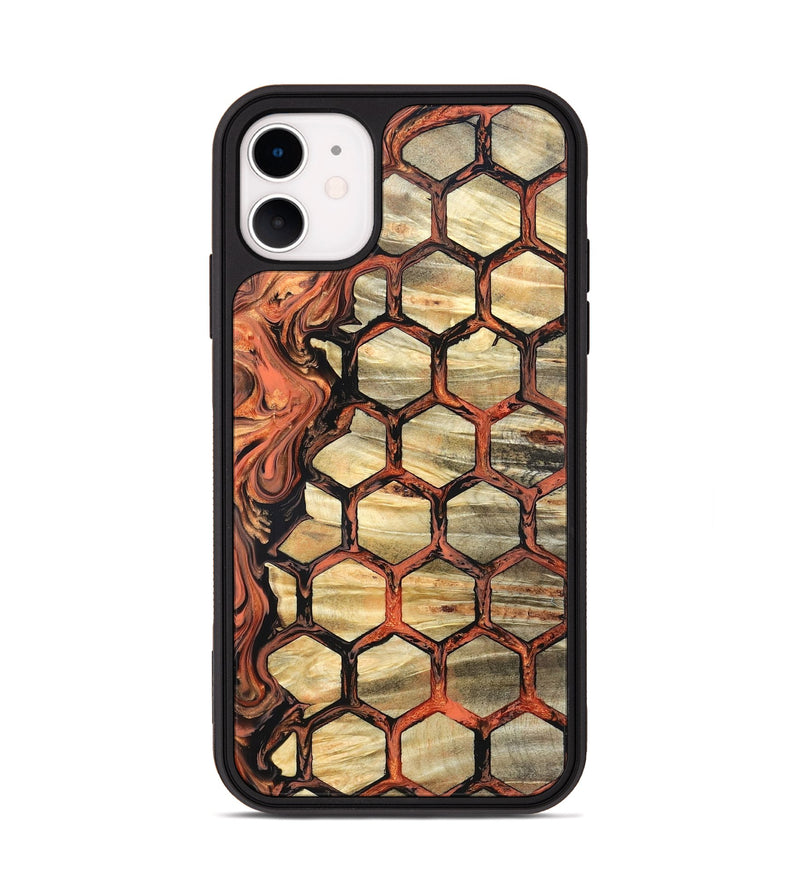 iPhone 11 Wood Phone Case - Amber (Pattern, 820226)